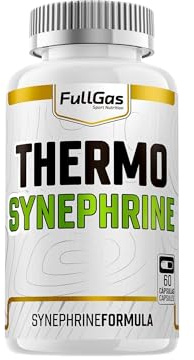 FullGas - Thermo Synephrine 20mg 60 Cápsulas - Extracto de Naranja Amarga con 30mg de P-Sinefrina por Cápsula - 100% Vegano