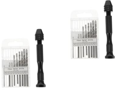 DOITOOL 22stücke Teiliges Handbohrer-set Mit Pin Vise Und Spiralbohrern Für Präzises Diy-modelle Geeignet Für Keramikbohrungen