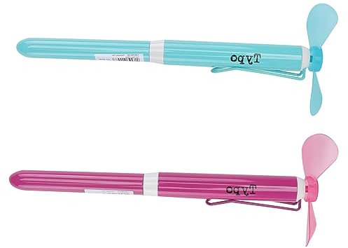 Gadpiparty Mini Fan Pen Ballpoint Pen for Students School Supplies Air Cooler Fan Portable
