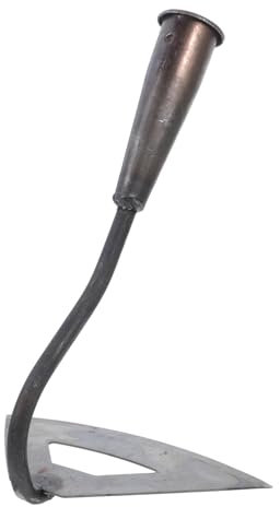 Hemobllo Zappetta da Giardino Leggera in Ferro, Utensile Versatile per Orto e Diserbo, Facile da Usare per Eliminare Erbacce, Argento