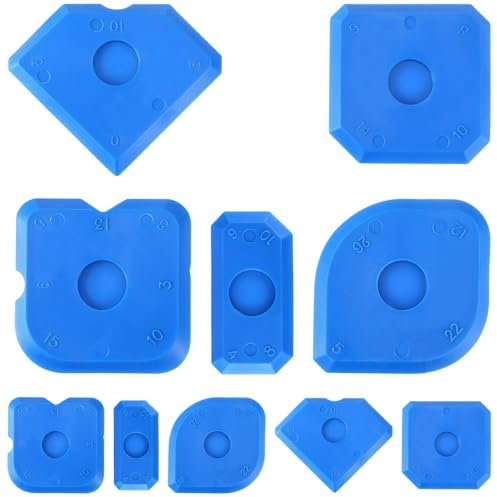 10 Stück Fugenglätter silikonfugen abzieher Silikon Abzieher Fugen Profi Silikon Fugenglätter Silikonspachtel-Silikonabzieher/Fugenabzieher für Küche,Bad,Boden,Spüle,Fenster Abdichtung