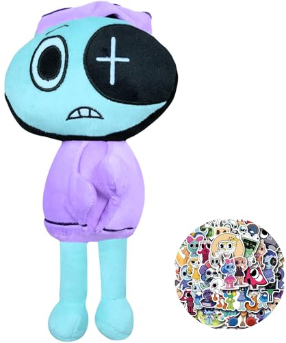 Lemoneon Dandy's World Plush 11 Astro Plush Stuffed Figure Pillow for Video Game Fans Room Decor with a Sticker Set