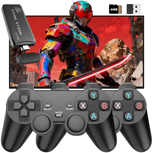Console retrò per videogiochi, console per videogiochi, compatibile con HDMI, Plug & Play Game Stick per TV