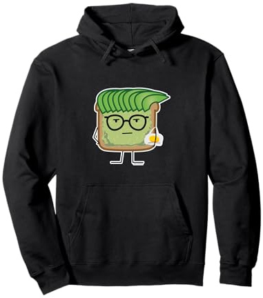 Sac à œufs Style Hipster pour Toast Avocat Sweat à Capuche
