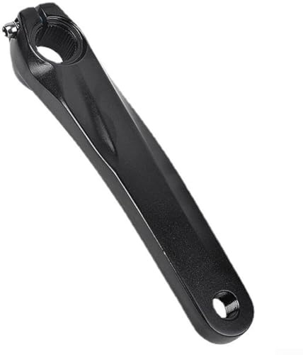 Zilimontt Brazo de manivela izquierdo de aleación de aluminio de 170 mm para M4050 M590 M610 M615 para XT para Hollowtech 24 mm Road y Mountain para reemplazo de bielas de bicicleta, compatible (negro