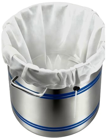 Brew Bags Reusable 26 Inches * 22 Inches, Straining Bags for Home Brewing Wine Jam Fruits Nut Milk Yogurt Beer Grains, Nylon Strainer Bag Making Press Drawstring Straining Brew in a Bag