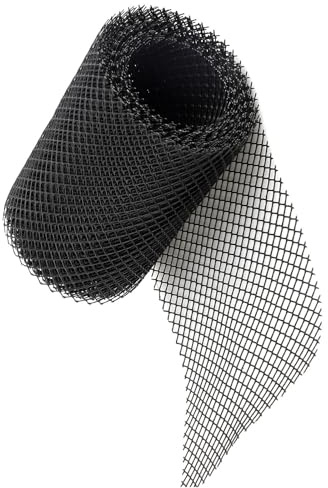 Healeved Protezione Grondaie in Plastica ABS 600X15Cm Rete Micro Mesh per Scarichi Copertura Antidebris Flessibile e Leggera per Tetti Aree Esterne e Balconi Contro Foglie e Detriti