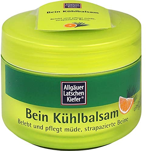 Allgäuer Latschenkiefer Bein Kühlbalsam | Belebt & pflegt müde, strapazierte Beine | Mit Latschenkiefernöl & frischem Latschenkiefer‑Orange Duft | Erfrischende Intensivpflege 200ml