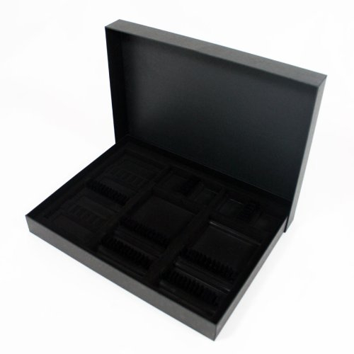 Coffret carton noir pour ménagère 48 pièces