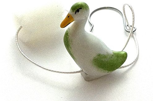 Porzellan Tropfenfänger Ente stehend