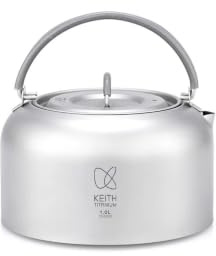Keith TI3901 titanio bollitore Outdoor hiking picnic Tea appeso bollitore 1L 130 g