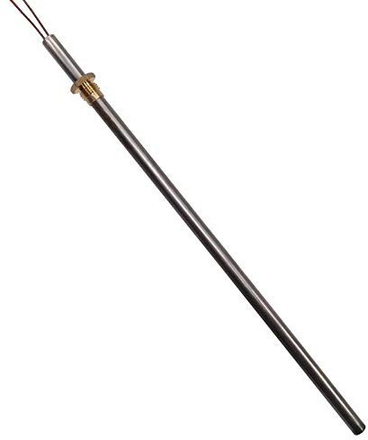 Easyricambi Resistenza 250W Lunga 334mm D. 10mm candeletta accensione Stufa a Pellet HT62657 Misura a Fermo Dado 300mm Raccordo M14 x 1,5