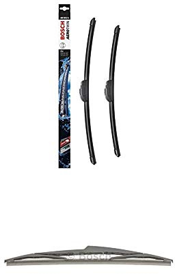 Bosch Wiper Blade Aerotwin AR551S, Length: 550mm/500mm – set of front wiper blades + Bosch Wiper Blade Rear H353, Length: 350mm – rear wiper blade