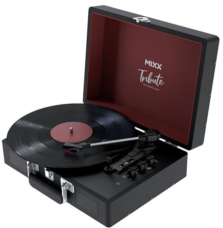 Mixx Tribute Stereo Vinyl - Giradischi - Altoparlanti incorporati - Nero
