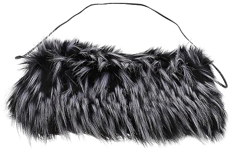 KITANDOVE Kunstpelz Handwärmer Für Winter Bequemer Handmuff Dickes Kissenmuff-Design Zum Reisen Oder Einkaufen