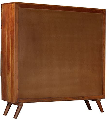 HEFZGDB Highboard Altholz Massiv 150x40x152 cm Seidbord Wohnzimmer Küchenschrank Barschrank Küchenbuffet für Küche Dessert Shop Speisesaal Café