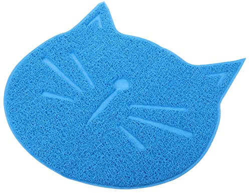 BESPORTBLE Katzenfuttermatte PVC rutschfest Kratzfest 38x38cm Futternapf Unterlage Für Katzen Innenbereich