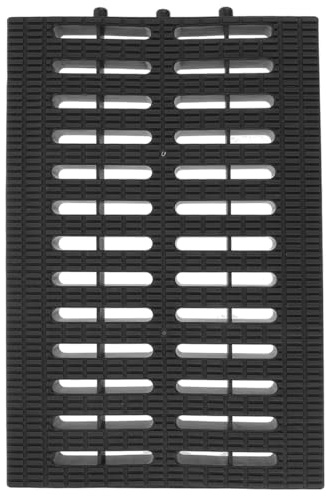 DIYEAH Outdoor Drain Cover 11.81 X 7.68 Inch Plastic Drain Grate for Sewer Kitchen Bathroom Balcony Debris Protection Easy Installation