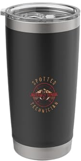 Funny Spotted Lanternfly Insect Pest Control Exterminator Stainless Steel Insulated Tumbler