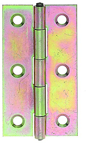 Alberts 849962 Scharnier | schmal | sendzimirverzinkt | 60 x 34 mm | 20er Set