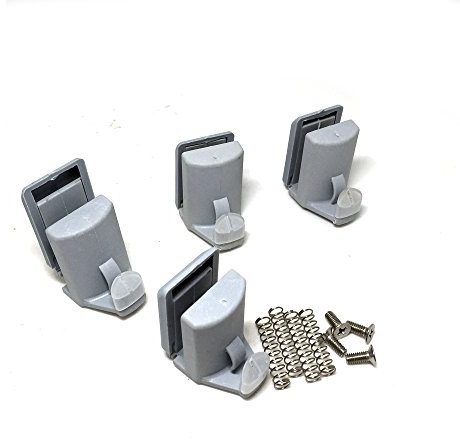 Lot de 4 crochets de porte de douche 106-4