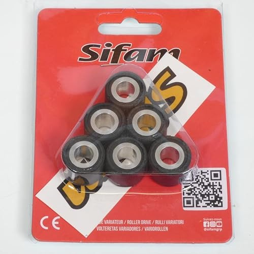 Galet rouleau de variateur Sifam compatible avec Scooter Piaggio 50 Typhoon 2T Euro4 2018 à 2020 19x15.5 6Grs