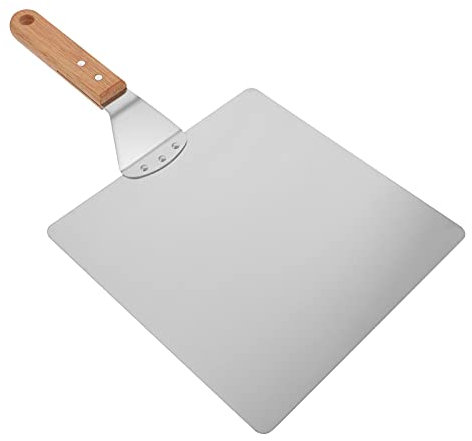 Backschaufel Pizzaschaufel Edelstahl Holz Einfach Zu Verwenden Platzsparendes Design Küchenbedarf Zuhause Restaurant