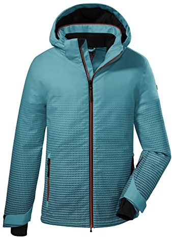Killtec Mädchen Ksw 158 Grls Jckt Skijacke Funktionsjacke mit Kapuze und Schneefang, Türkis, 116 EU