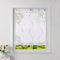 Heichkell Raffrollo mit U-Haken Transparent Raffgardinen Voile Ösenrollo mit Stickerei Vorhang ohne Bohren Grau BxH 80x140cm