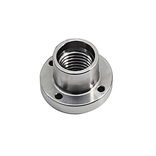 Connettore di accoppiamento flangiato,accoppiamento albero dentato,piastra frontale del tornio, piastra flangiata, accessori for tornio for la lavorazione del legno, dimensioni filettatura 1 pollice x