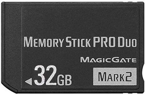 MS Memory Stick Pro Duo (MARK2) pour carte mémoire d'appareil photo PSP 32 Go