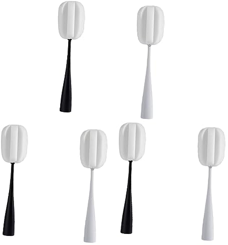Beavorty Lot De 3 Éponges De Nettoyage Ménagères Brosses pour Tasses Éponges De Nettoyage Poignée pour Bouteilles Design Givré 2 Pièces X 3