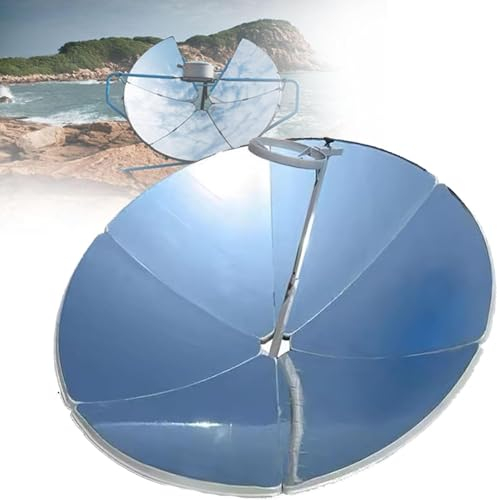 Cuiseur solaire Four solaire portable Camping Cuiseur solaire Four solaire, extérieur, cuisson, cuisson à la vapeur, concentration Cuiseur solaire Parabolique Température du point focal: 800-1000 °