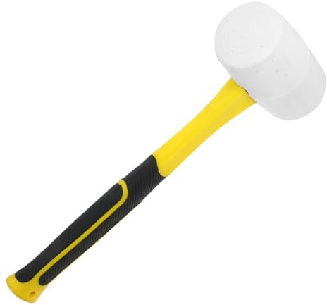 JECOMPRIS Gummihammer Mit Ergonomischem Griff Bodenhammer Gummi-kleinhammer Für Fliesenverlegung Und Holzbearbeitungswerkzeug Rutschfest