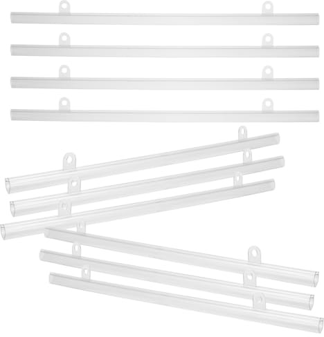 BESTOYARD PVC Poster Hanger Secure Fixation for Advertising Displays and Home Use 10pcs Waterproof, Easy to Hang, Stable Poster Hanging Frame and Scroll Holder