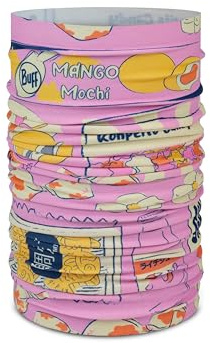 Buff Original EcoStretch barn flickor halsduk, tubformig, multifunktionell, nacke och huvud, löpning, promenader, vandring, hållbar, lätt, en storlek, rosa