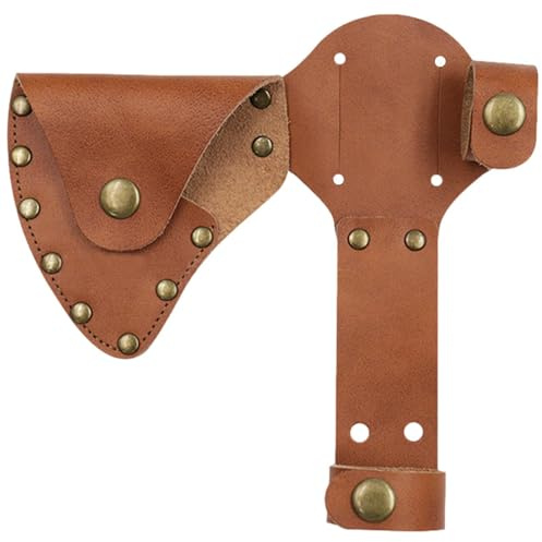 Axtblattschoner - Tomahawk Kopfholster, Axtschutz | Herzwärmendes Geschenk Wanderblattschutz, handlich zu bedienende Axttragetasche, weit anwendbarer Tomahawk Blattschutz
