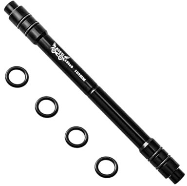 Ronyme Fahrrad Steckachsen Nabenadapter, 12 Mm Steckachse auf 9 Mm Schnellspanner, Stabiler Umbau, 135 Mm Radnabenadapter, Schwarz
