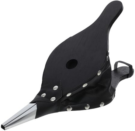 Mipcase Soplador Manual Para Barbacoa y Chimenea, Compacto y Portátil, Acero Inoxidable y Madera, Aireador Para Fuego, Camping y Picnic, Herramienta De Encendido Para Exterior