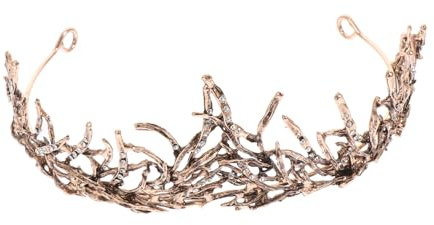 VALICLUD Couronne Baroque Élégante Pour Mariage Coiffe De Mariée Avec Décoration Cheveux Femme Chic