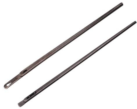 WOONEKY 2 piezas Agujas para Coser Cuero Acero Multifunción para Manualidades y Costura Artesanal