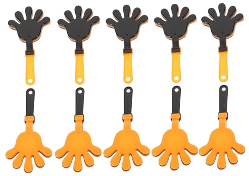 CLISPEED 10 Pezzi Di Rumore - Maker Schiaffi Di Plastica Cheers Forniture Per Festival Suono Favore Riempitivi Sportivi Divertenti Rumori Makers Clapper Props