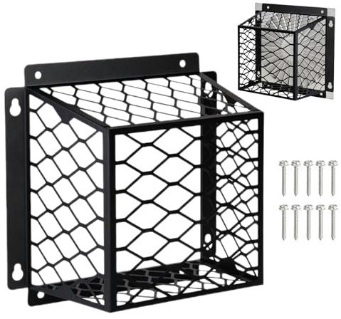 Grille d'aération d'extérieur – Échappement polyvalent, protection contre les oiseaux, écran d'aération en acier | Idéal pour un mur extérieur résidentiel et commercial – Protection contre les