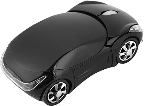 Horett Souris Optique sans Fil 2,4 G 1600 DPI, Conception Ergonomique de Haute Précision pour PC, Ordinateur Portable, Mac, Jeux, Bureau, Travail, Récepteur USB, Compartiment de (Noir)