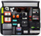 Cocoon GRID-IT - Custodia/Organizer da 13 Pollici I Custodia Protettiva per Laptop / Sistema Organizzativo Multifunzione - nero - 37,8 x 2 x 28 cm
