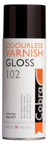 Cobra Artists' Watermixable Oils Spray Varnish - Gloss - 400ml can