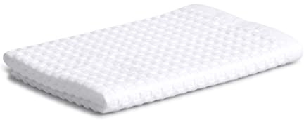 Möve Piquée Serviette d'invité 100% Coton, 40 x 70 cm, Blanc (Snow)
