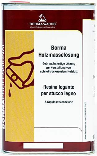 0,5 Liter Holzmasselösung (Holzkitt selber herstellen)
