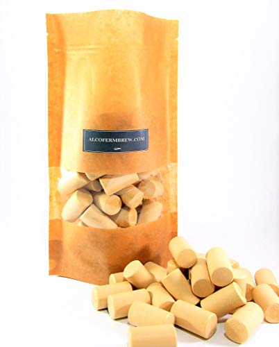 50 x Syntetiska Vinkorkar Ø 22 mm – Hög Kvalitet, Smakneutrala, Silikonbelagda – För Vin, Öl & Mousserande