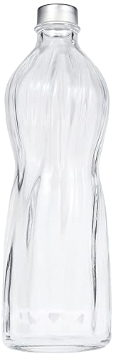 Bormioli, bottiglia acqua, 1lt, tappo incluso